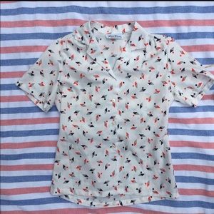 Vintage Geometric Button Down